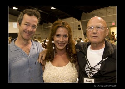 Jeffrey with Claudia Wells (Jennifer Parker) and James Tolkan (Mr. Strickland & Chief Marshal James Strickland) from the BttF film series, at the 2006 DeLorean Car Show in Chicago
